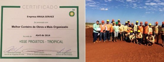 IRRIGA ENGENHARIA conquista prêmio na BP IRRIGA ENGENHARIA conquista prêmio na BP